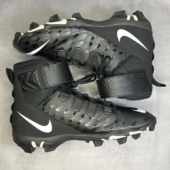 Nike Force Savage Shark 2 Football Cleats Black Mens 12.5 No Box - Picture 8 of 11